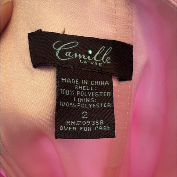 Camille La Vie Tea Length Gown - Picture 3 of 3